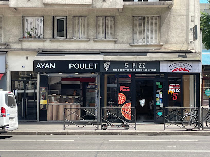 Pizza de 5 Pizz à Paris