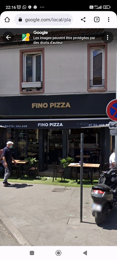 Pizza de FINO PIZZA — SALAD BAR & PÂTES à Saint-Ouen-sur-Seine