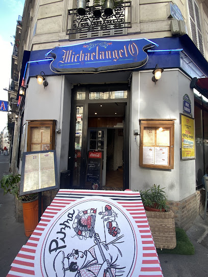 Pizza de Michaelangelo à Paris