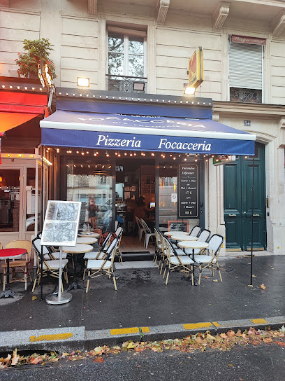 Pizza de pains bio focacceria à Paris