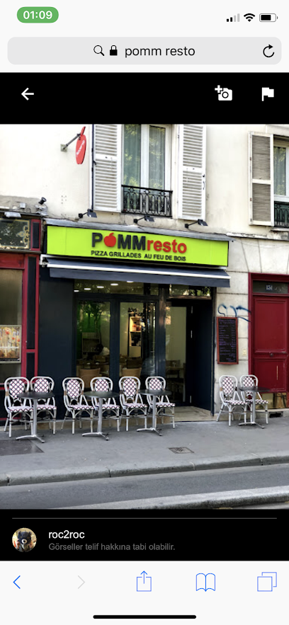 Pizza de POMM RESTO à Paris