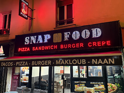 Pizza de Snap Food pizza tacos makloub tunisien baguette farcie à Paris