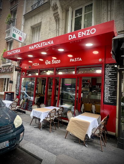 Pizza de Trattoria Napoletana Da Enzo à Paris